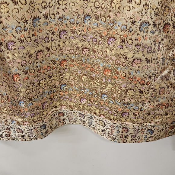 Gold Brocade - Christine Thomson Modern Jean Style Jacket - NWOT - L - Picture 8 of 11